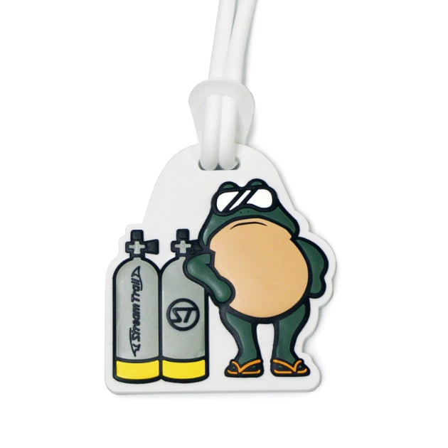 [�}���C]NAME TAG DAVE SCUBA TANK�i�l�[���^�O �f�C�u �X�N�[�o�j/�X�g���[���g���C���iSTREAM TRAIL�j White