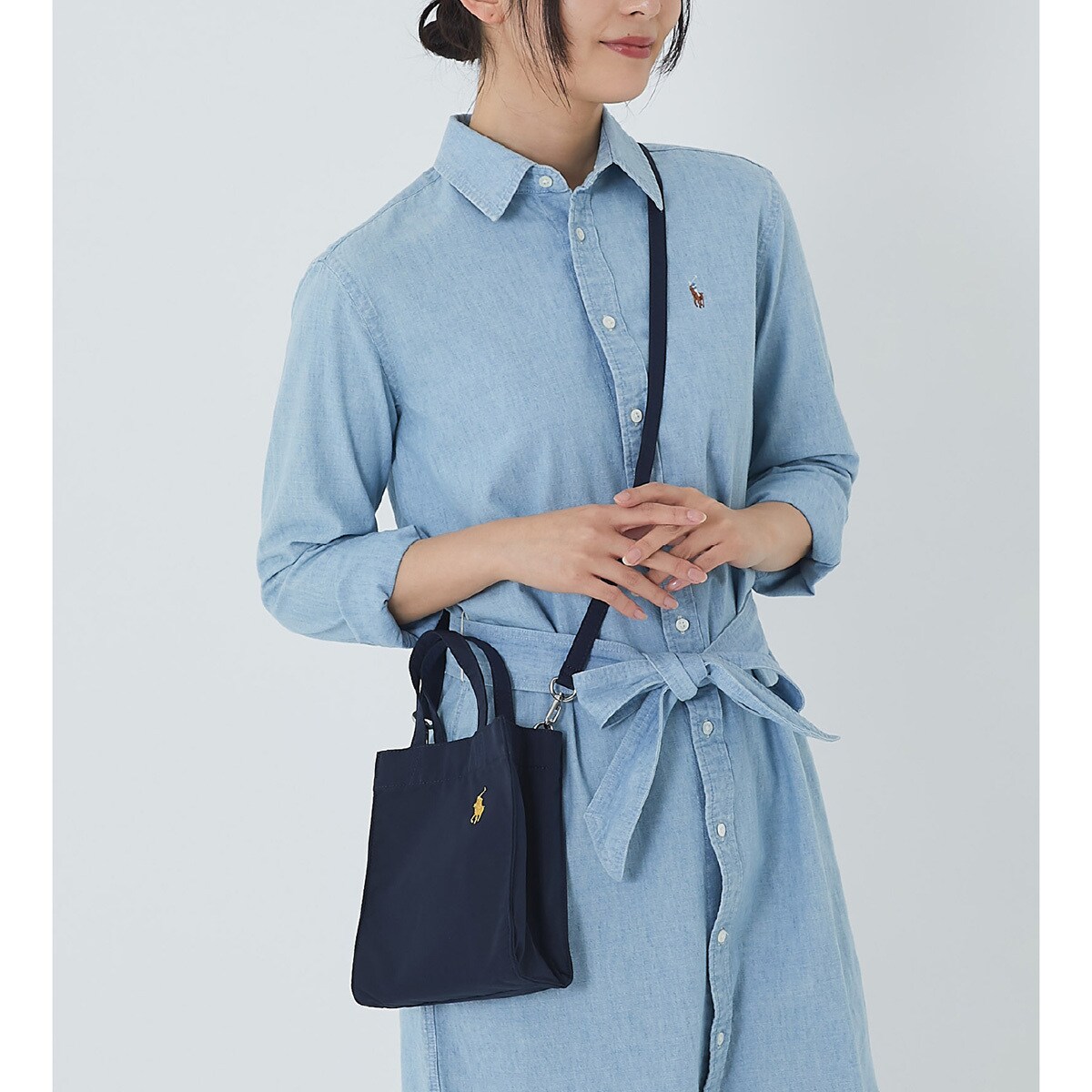 ショルダー付エコバッグ【POLO RALPH LAUREN（ポロ ラルフ ローレン