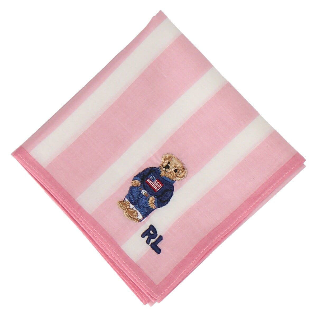 ハンガーフォード　HUNGERFORD ルーシー　赤ポチ レディース プリントハンカチ【POLO RALPH LAUREN（ポロ ラルフ