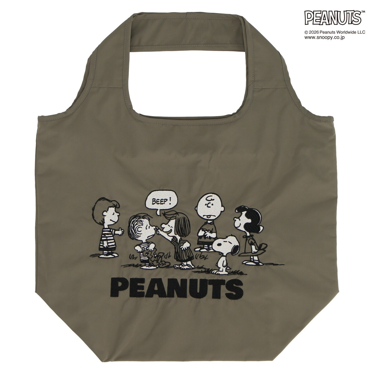 スヌーピー 刺繍バッグ【PEANUTS（ピーナッツ）】 | ピーナッツ 