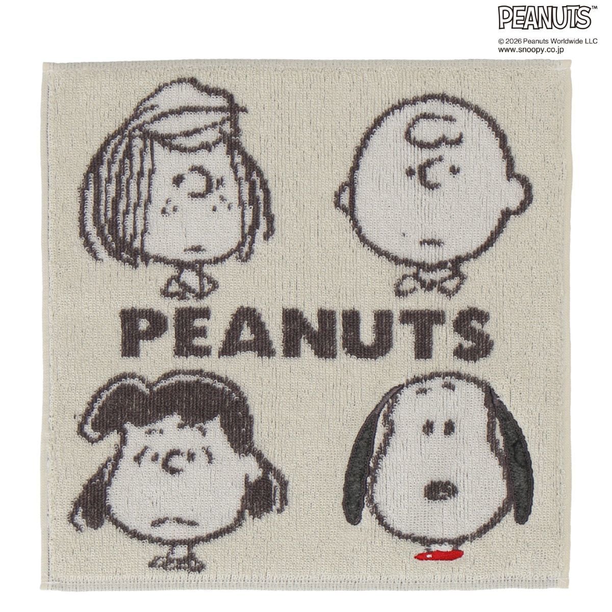 スヌーピー タオルハンカチ【PEANUTS（ピーナッツ）】 | ピーナッツ