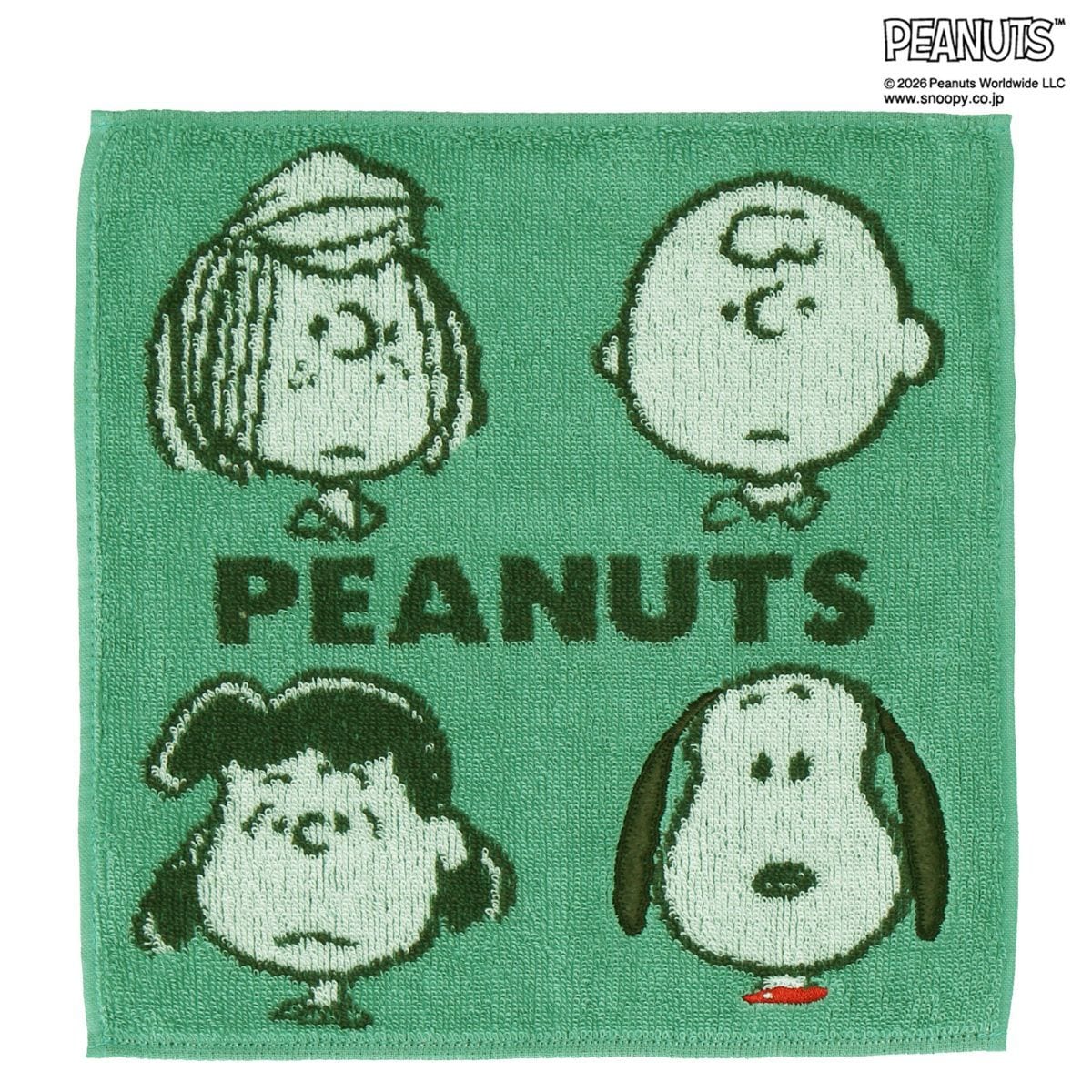 スヌーピー タオルハンカチ【PEANUTS（ピーナッツ）】 | ピーナッツ