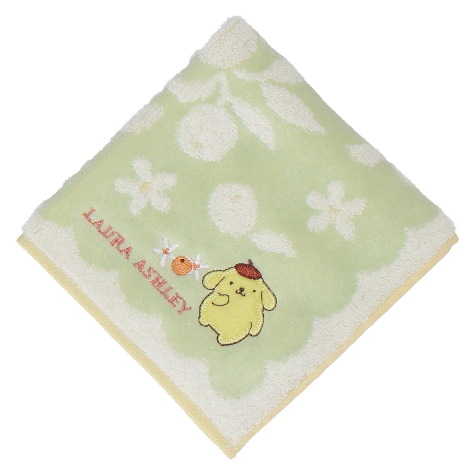 タオルハンカチ ポムポムプリン【Laura Ashley×Sanrio characters
