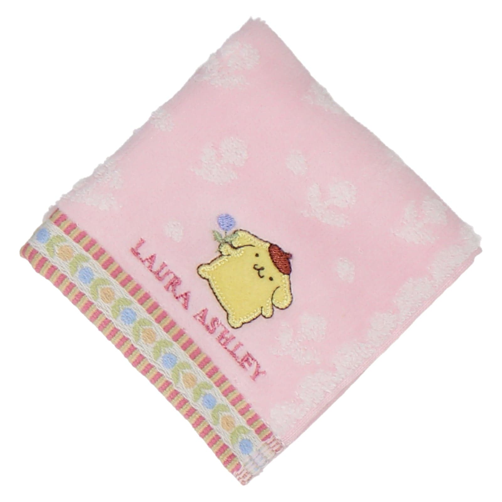 タオルハンカチ ポムポムプリン【Laura Ashley×Sanrio characters