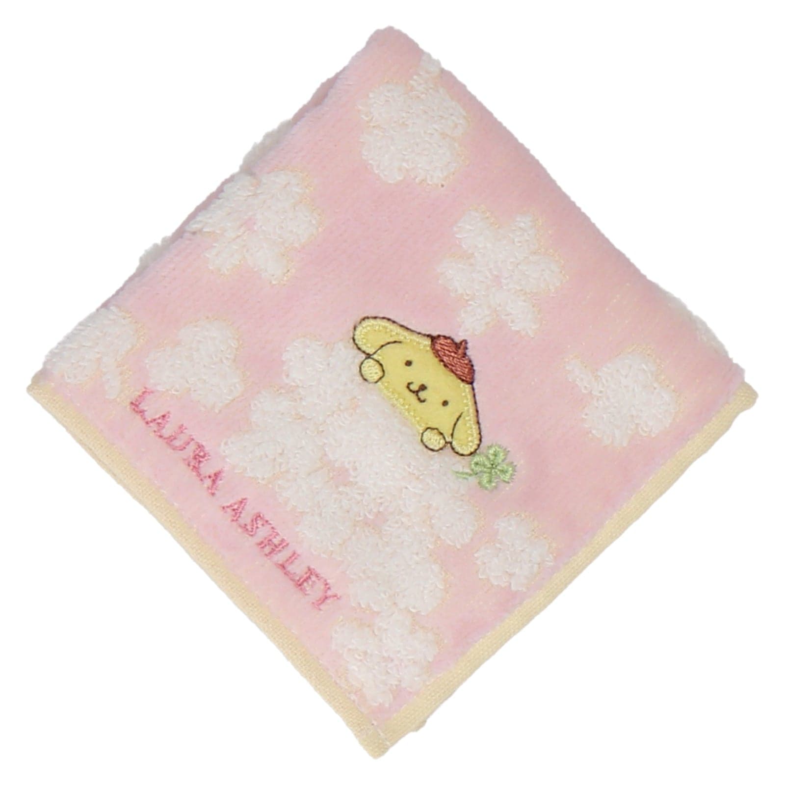 FEILER LOVERARY ポムポムプリン ハンカチ タオル タオルハンカチ ポムポムプリン【Laura Ashley×Sanrio characters