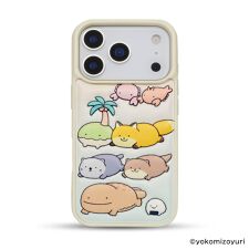 【iPhone 17 Pro】  なんでもいきもの [ぷくぷく背面ケース]