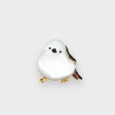 ヴァンドームブティック(VENDOME BOUTIQUE)の白蝶貝　シマエナガ　ブローチ