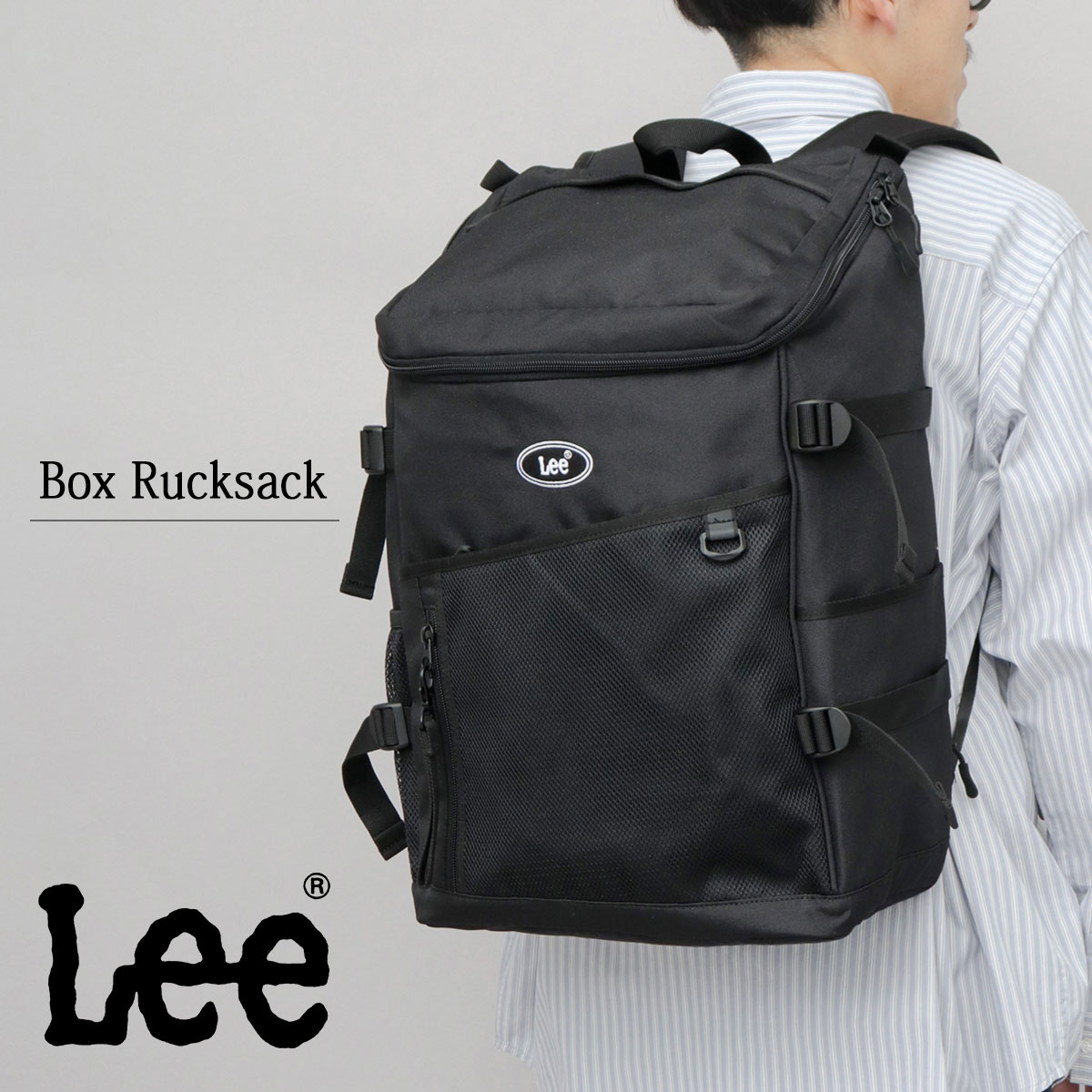 大容量の約35.5L】 撥水 多ポケット バックパック リュック | リー(Lee