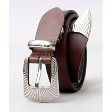 本革 レザー ウエスタンベルト ナロー 25mm