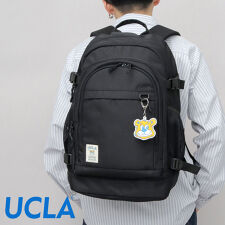 ユーシーエルエー(UCLA)のUCLA 大容量 メッシュポケット 2層式 ラウンドバックパック ジョー ラバーチャーム付き