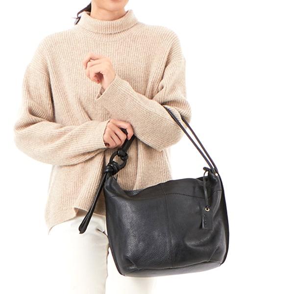 ピークスピーク PEAKS PEAK / 牛革パッチワーク口折れ2wayショルダー