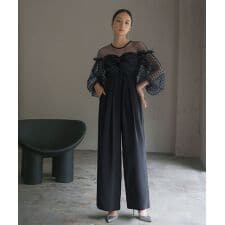 結婚式 パンツドレス