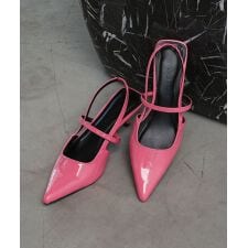 スリングバック ポインテッドトゥ パンプス 結婚式 パーティー お呼ばれ オケージョン