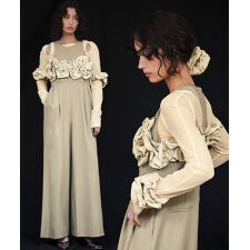 結婚式 パンツドレス