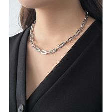 シンプル チェーンネックレス シルバー ゴールド 結婚式 アクセサリー