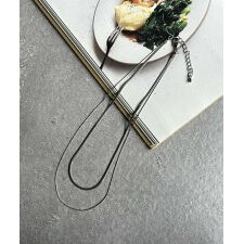 2連チェーン ネックレス シルバー ゴールド 結婚式 パーティー