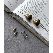 【3点セット】ハートモチーフ＆パールピアス｜大人可愛いセットピアス