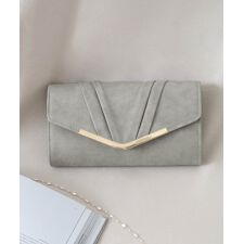 フェイクレザーゴールドプレートパーティーバッグ 結婚式 パーティー お呼ばれ オケージョン