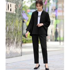 フロリア(Flolia)のセットアップ スーツ フォーマル セレモニー ビジネス ジャケット テーパードパンツ 【洗える】