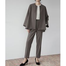 フロリア(Flolia)のセットアップ スーツ フォーマル セレモニー ビジネス ジャケット テーパードパンツ 【洗える】