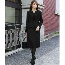 フロリア(Flolia)の【ストレッチ/洗える】スーツ セットアップ