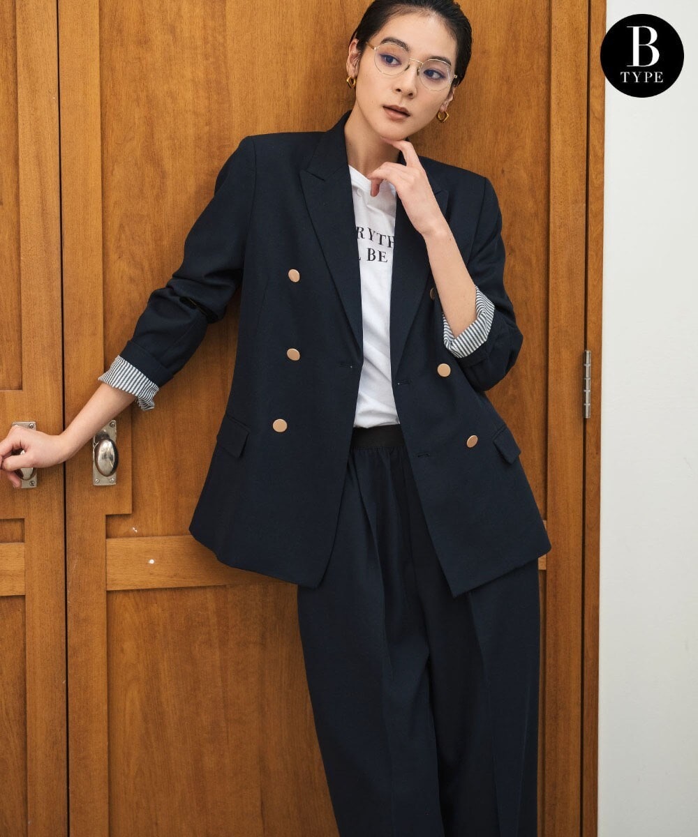 洗える】スーツ セットアップ【パンツタイプが選べる】 | フロリア