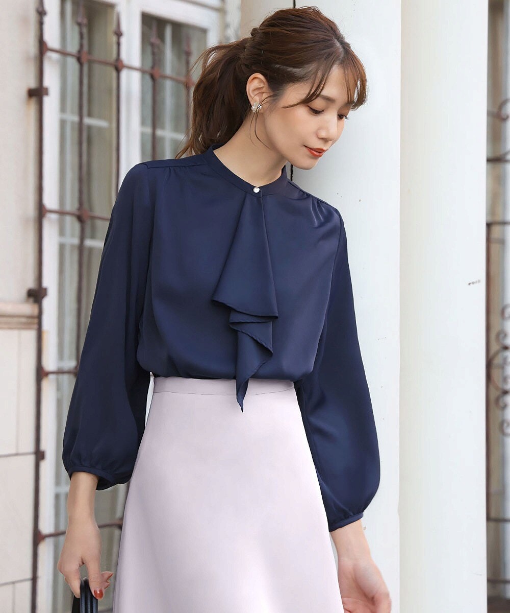 [�}���C][�􂦂�]�t�����g���b�t���u���E�X �I�t�B�X �r�W�l�X �t�H�[�}�� �Z�����j�[/�t�����A�iFlolia�j �l�C�r�[