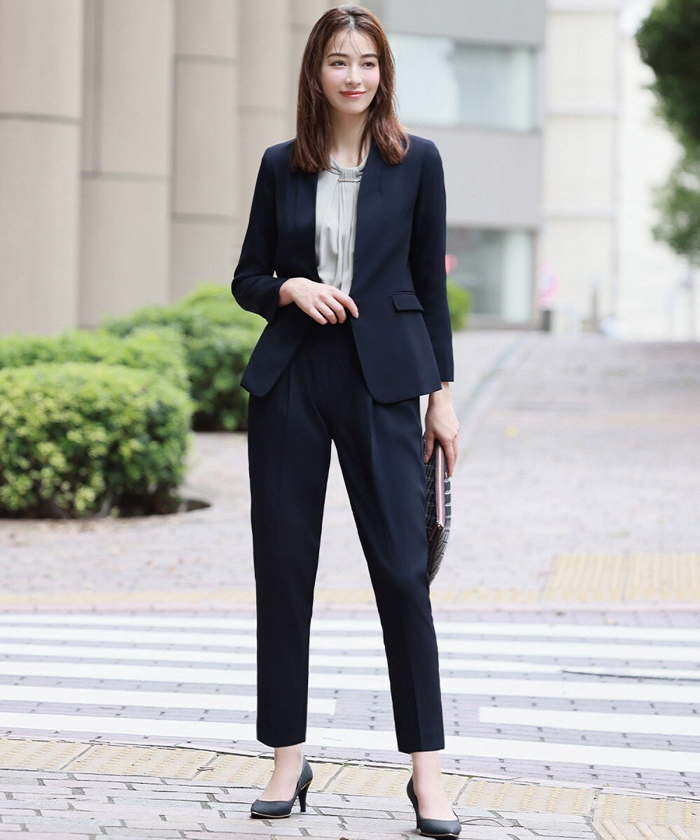 2025SS新作【洗える/UV加工/花粉防止】ノーラペルジャケット・ミディ