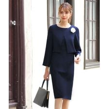 【喪服 礼服】【洗える】ワンピース スーツ