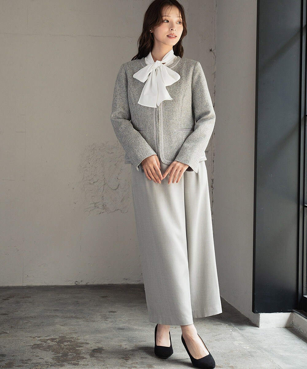 レースブラウス付3ピースカートスーツ | リブルーム(Rebloom) | マルイ