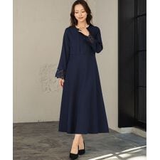 【喪服・礼服】[洗える]フォーマルワンピース ブラックフォーマル セレモニー 卒業式 入学式