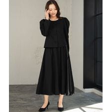 【喪服・礼服】[洗える]スーツ セットアップ ブラックフォーマル セレモニー 卒業式 入学式