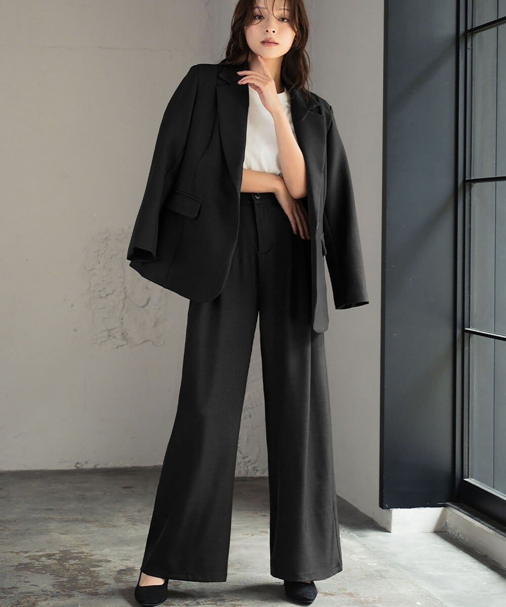 スーツ セットアップ セレモニー フォーマル パンツスーツ 卒業式 入学式