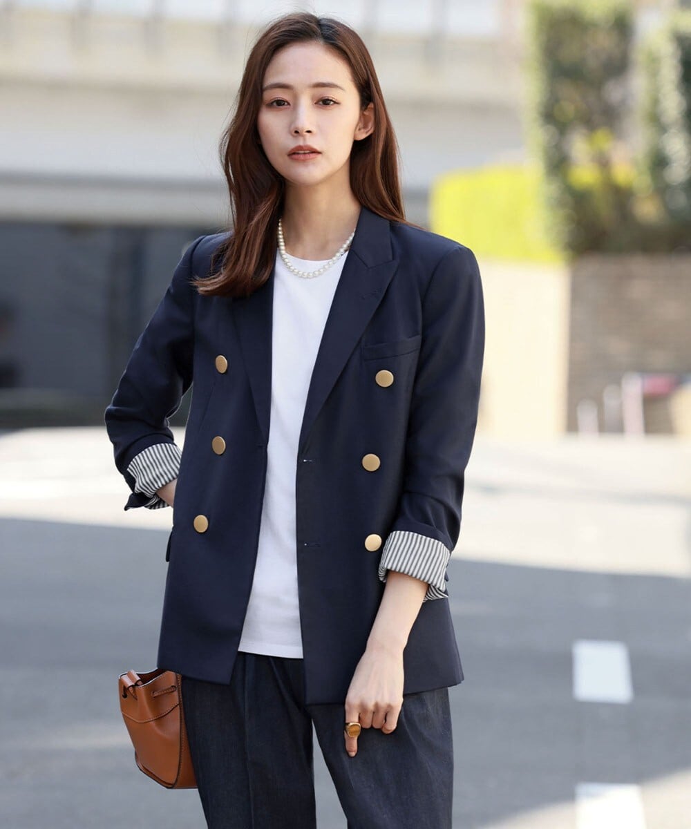 SHIPS Colors:ウールライク ダブルボタン ジャケット | シップス