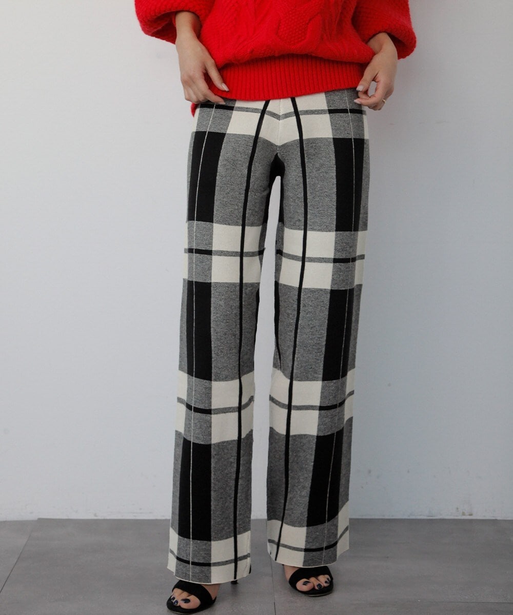 サテン タック ガウチョパンツ キュロットパンツ ワイドパンツ | エル