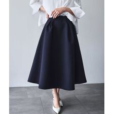 エルフランク(ELFRANK)のボンディング タック フレアスカート
