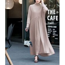 エルフランク(ELFRANK)のタートルネック ロング ニット ワンピース