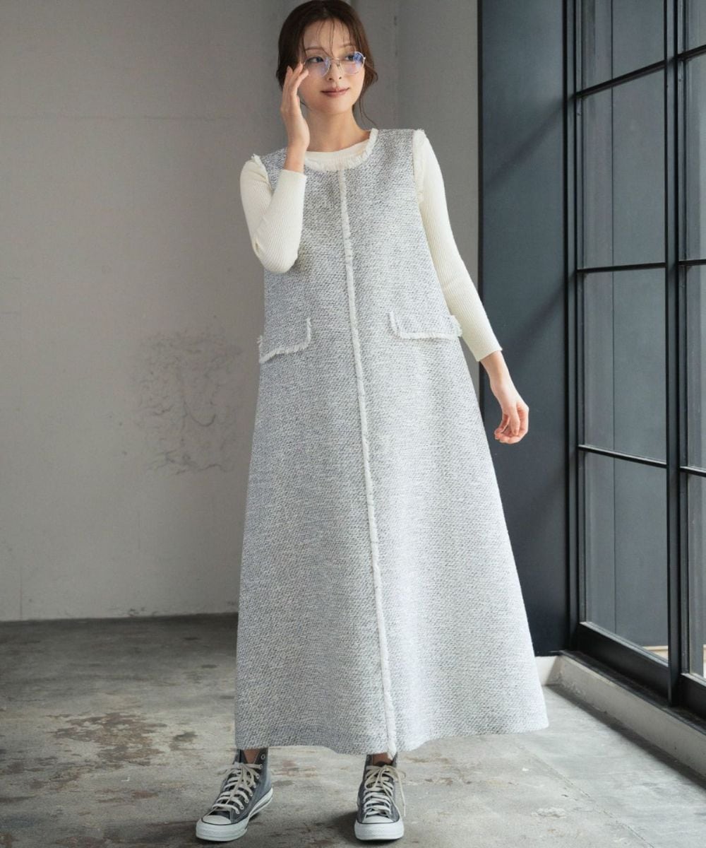 T/R両面起毛 Aラインワンピース | カールパークレーン(Karl Park Lane