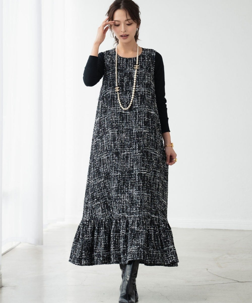 ボリュームスリーブダンボールワンピース | エルフランク(ELFRANK