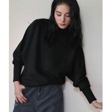 エルフランク(ELFRANK)の【縫い目のないシームレス】ハイネック ニット プルオーバー