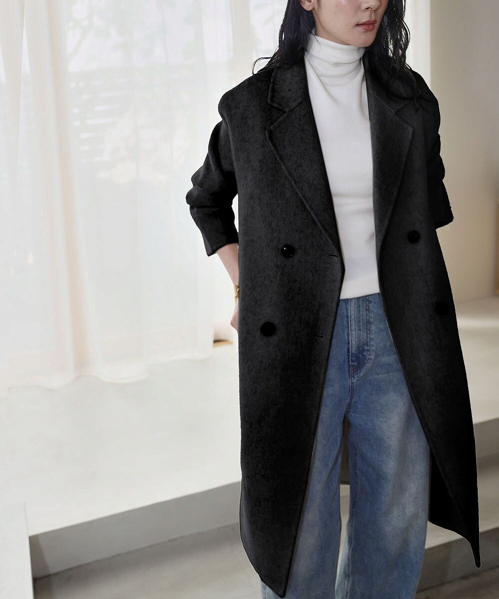 モヘアミックスロングシャギーコート | ジャーナルスタンダード