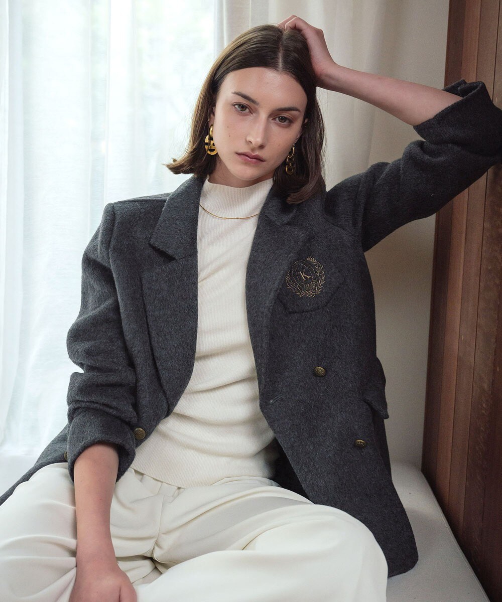 ピュアラムロングコクーンコート | ジャーナルスタンダード レリューム