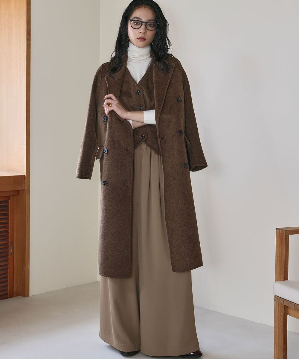ウールMIXリバーミドル丈コート | イェッカ ヴェッカ(YECCA VECCA