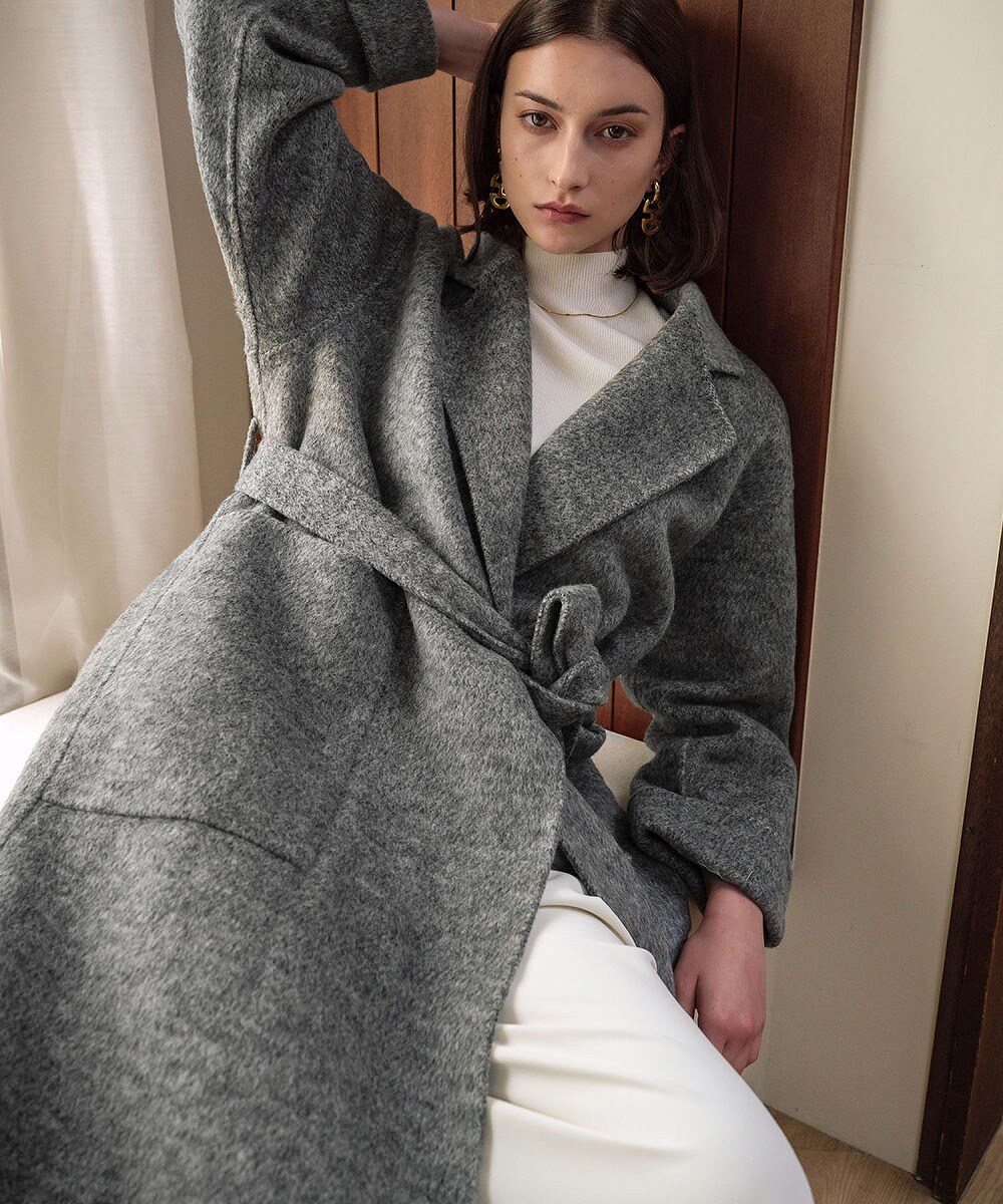 HAMILTONダブルフェイスウールロングコート | スローブ イエナ(SLOBE