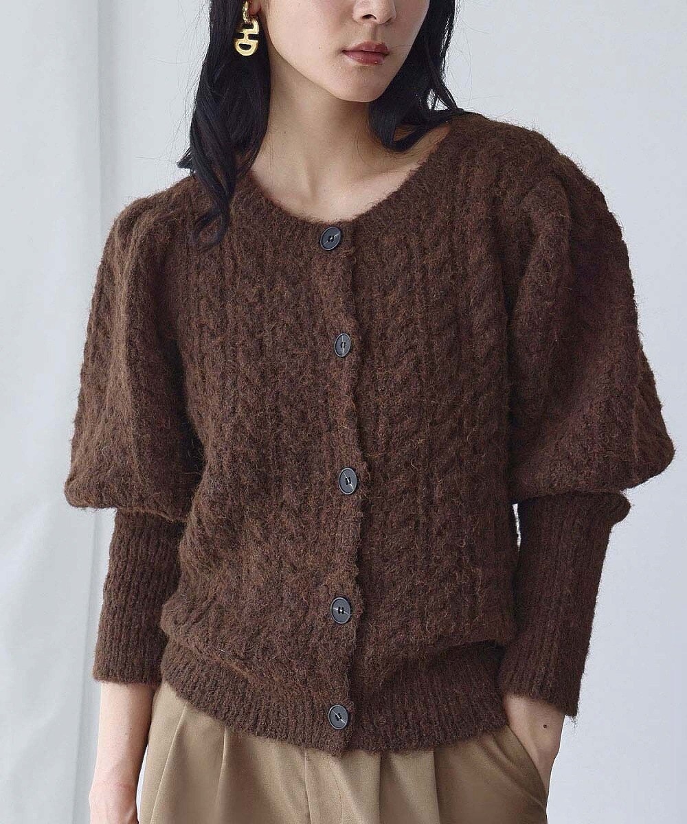 ざっくり編み チャンキーニット カーディガン | エルフランク(ELFRANK