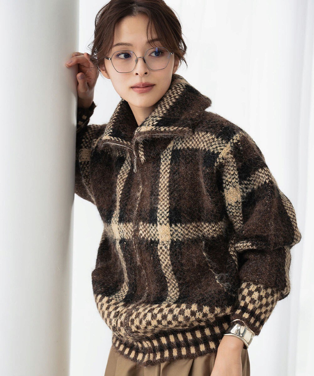 アウター】レディース 長袖 ブルゾン ジャケット ジャンパー 異素材