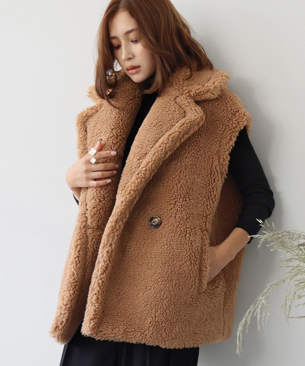 ミンクエコファーベスト | スローブ イエナ(SLOBE IENA) | マルイ