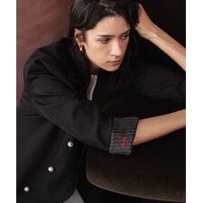 【2026SS】ワンポイント 刺繍 テーラードジャケット オフィス フォーマル【洗える】