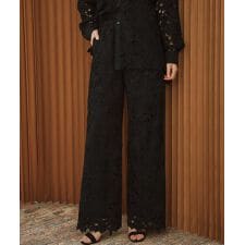 【2026SS】ケミカルレース ワイドパンツ ウエストゴム