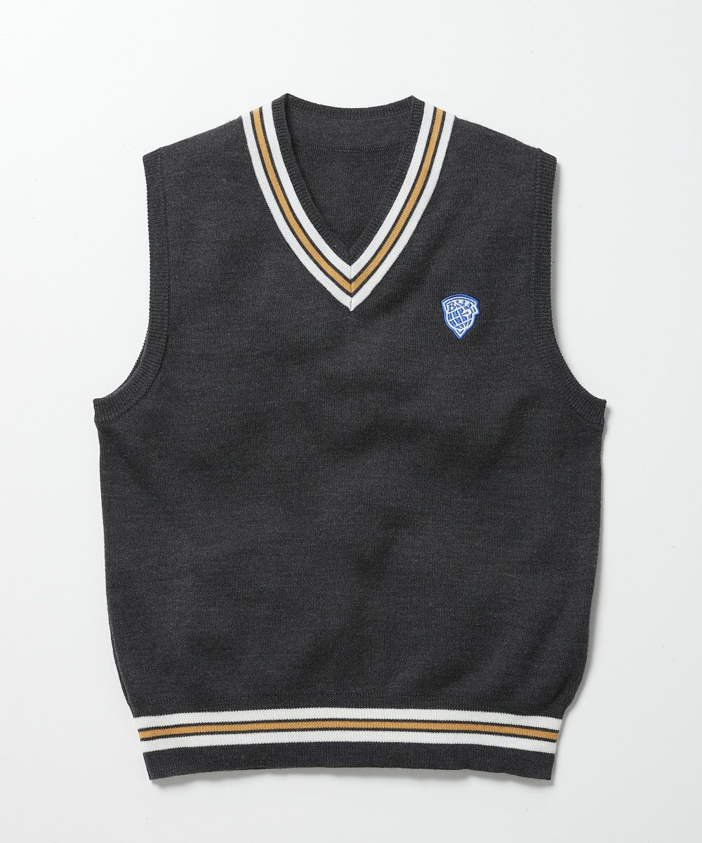 BEAMS SCHOOL キッズ チルデンニットベスト